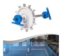 Ensemble de roulements d'arbre de transmission et de turbine de rechange pour nettoyeur de piscine Hayward modèles 180 280 C80 Ec80 Ec86 - Construction en plastique 3 pièces compatible avec série