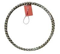 Ensemble de ruban adhésif électrique de 15 m - Construction torsadée en polyester, tête guidée à ressort pour la navigation dans les conduits, visibilité améliorée et design électricien (15 m)