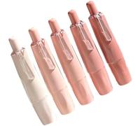 Ensemble de ruban correcteur blanc - Stylo double face rétractable pour une couverture soignée des erreurs, accessoire de papeterie portable avec fonction de prise en main facile, lot de 5 pièces pour