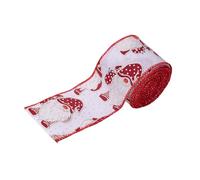 Ensemble de rubans de vacances pour décorations de Noël, décoration de sapin de Noël, emballage cadeau, fournitures de fête, outil de décoration créative de vacances