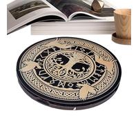 Ensemble de runes de sorcière - Ensemble de pierres runiques de 22 cm, runes portables pour débutants, rune spirituelle | Outil de divination en bois antidérapant avec boîte magnétique pour de
