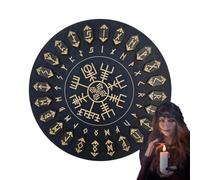 Ensemble De Runes En Bois - Fournitures Ésotériques Polyvalentes, Runes De Sorcière Artisanales | Ensemble Spirituel Utilisé Lors Des Rituels Spirituels Ou Comme Décoration Dans Les Chambres Méditativ