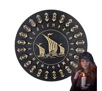 Ensemble De Runes En Bois - Fournitures Ésotériques Polyvalentes, Runes De Sorcière Artisanales | Ensemble Spirituel Utilisé Lors Des Rituels Spirituels Ou Comme Décoration Dans Les Chambres Méditativ