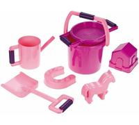 Ensemble De Sable Lena Ferme Avec Poney 7 Pièces