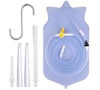 Ensemble De Sacs À Eau De Lavement En Silicone Chasse D'astriction Pour Femmes De Rinçage Des Pour Nettoyante Du Côlon Kits De Seau De Lavement Café Pour Du Côlon