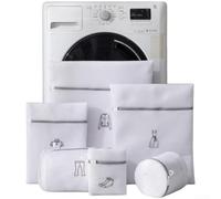 Ensemble de sacs à linge en maille de polyester pour machine à laver avec structure double couche pour minimiser les étirements et les accrocs pendant les cycles délicats (B)