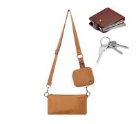 Ensemble de sacs à main et portefeuilles pour femme, sac à bandoulière, sac à bandoulière en toile avec double sac pour faire ses courses, sac à main avec bandoulière réglable portable pour famille