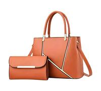 Ensemble de sacs à main pour femme avec portefeuille 2 pièces Sac à main Conte de fées des frères, jaune, Taille unique pour tous