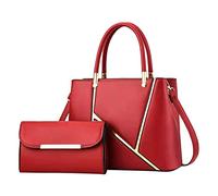 Ensemble de sacs à main pour femme avec portefeuille 2 pièces Sac à main Conte de fées des frères, rouge, Taille unique pour tous