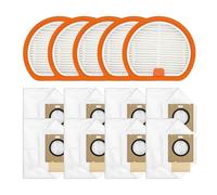 Ensemble De Sacs À Poussière Filtrants, Compatible Avec L'aspirateur Sans Fil UWANT V500, Comprend Plusieurs Filtres Et Sacs À Poussière Jetables(5 filters+8 dust bags)