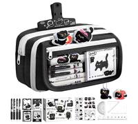 Ensemble de sacs de papeterie - Kit de rangement pour crayons d'école, ensemble de pochettes pour stylos, étui de rangement multi-accessoires avec articles cadeaux | Kit d'étude amusant pour garç