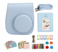 Ensemble de Sacs de Protection pour Appareil Photo instantané Fujifilm InstaxMini 12, étui en PU Souple pour Mini Appareil Photo instantané avec Filtres D'album, Cadres Suspendus