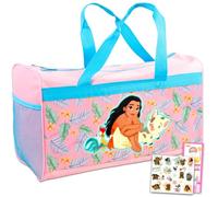 Ensemble de sacs de sport Vaiana pour enfants - Ensemble avec bagage Disney Bagage, sac à main, autocollants, et plus | Ensemble d'activités de voyage Moana pour filles et garçons, multicolore, Moana