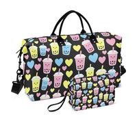 Ensemble de sacs polochons matelassés amovibles et légers pour entraînement, Boba Hearts, One Size, Classique