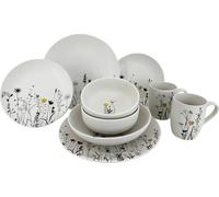 ensemble de salle à manger 10 pièces en céramique Cream Garden Color (assiettes, bols, tasses)