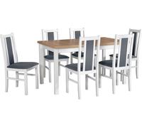 Ensemble de salle à manger 6x "Bos 14" chaises + "Alba 2" table