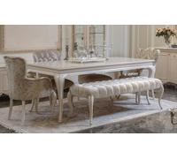 Ensemble de salle à manger classique table chaise tabouret ensemble de chaises 6pcs Nouveau