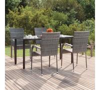 Ensemble de Salle à Manger de Jardin Mobilier à Dîner Multi-modèle vidaXL