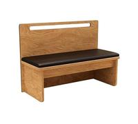 Ensemble de salle à manger en contreplaqué, sièges de style cabine moderne avec tables pour cafés et salons