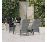 Ensemble de Salle à Manger Jardin Multicolore Multi-taille 3/5/7/9 pcs vidaXL