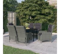 Ensemble de Salle à Manger Jardin Multicolore Multi-taille 3/5/7/9 pcs vidaXL