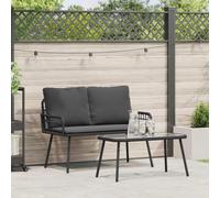 Salon de jardin GENERIQUE 2 pieces 2 personnes 106 x 51 x 90 cm rotin
