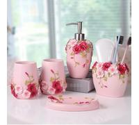 Ensemble de Salle Bain Cinq pièces Fournitures gobelet Lavage Porte-Brosse à Dents