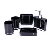 Ensemble de salle de bain Dioche élégant et beau - Acrylique noir mat, parfait pour répondre à vos besoins et décorer votre maison