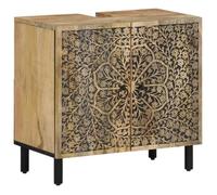 Ensemble de salle de bain - VIDAXL - Mango - Bois massif - Deux pièces - Design contemporain