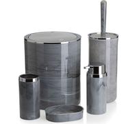 Ensemble de salle de bains 5 cuillères à soupe Grey round