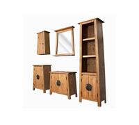 Ensemble de salle de bains 5 pcs Pinède solide
