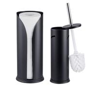 Relaxdays Ensemble WC: porte-rouleau et brosse