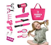 Ensemble de Salon de Beauté pour Filles | Ensemble de Coiffure pour Faire Semblant | Play Set de Salon de beauté avec sèche-Cheveux | Mode Jeu de Simulation de Coiffeur pour 3 Ans Plus Enfant