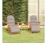 3-delige Loungeset Adirondack massief acaciahout3152124