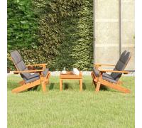 3-delige Loungeset Adirondack massief acaciahout3152135