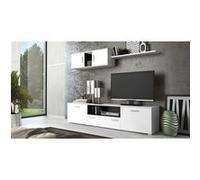 Ensemble de salon meuble TV + 1 etagere murale + meuble haut coloris blanc, graphite -PEGANE- Blanc https://www.fnac.com/mp48070954/Ensemble-de-salon-meuble-TV-1-etagere-murale-meuble-haut-coloris-blanc-graphite-PEGANE/w-4?oref=415a9974-838f-27d7-bf80-0a2c446d02bb