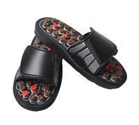 Ensemble de Sandales De Massage - Pantoufles De Réflexologie Respirante, Tongs D'acupression Réglables | Masseur Thérapeutique Des Pieds pour La Maison, Relaxation Appartement, Soulagement Du Stress