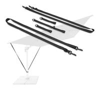 Ensemble de sangles de fixation pour parasol pour une stabilité coupe-vent