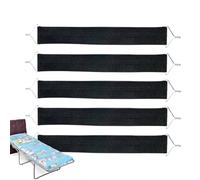 Ensemble de sangles de réparation pour fauteuil inclinable - Lot de 5 chaises, cordon avec support, bande résistante pour la résistance du siège pour salon extérieur, kit de fixation si