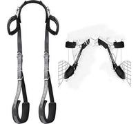 Ensemble de sangles de yoga en cuir à positions multiples Interaction intime pendant l'entraînement Boucles métalliques et équipement de bondage résistant à l'usure