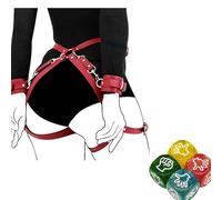 Ensemble de sangles d'entraînement physique (5 pièces) - Sangles réglables en plusieurs parties + dés d'instructions Équipement d'entraînement à la souplesse