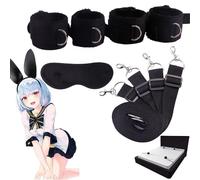 Ensemble de sangles en peluche avec sangles de matelas réglables, douces et confortables