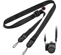 Ensemble de sangles pour appareil photo, comprenant une bandoulière et une dragonne. Bandoulière lavable, longueur réglable de