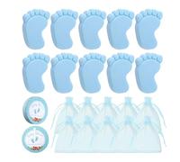 Ensemble de savon à empreintes faites à la main - Shower, révélation du genre | Cadeaux d'anniversaire et de mariage, souvenirs d'invités, cadeau souvenir pour bébé garçon et fille.