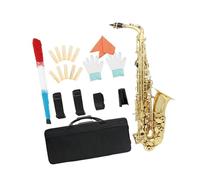 Ensemble De Saxophone Alto En Mi Bémol Instrument À Vent En Mi Doré Avec Accessoires Saxophone