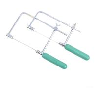 Ensemble de scie en forme de U avec 8 lames en acier pour couper le bois, le plastique et le métal dans les travaux manuels, les bijoux et le modélisme (petite taille)