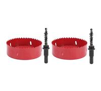 Ensemble de scies-cloches bimétalliques Outil de coupe de haute précision durable de qualité supérieure pour panneaux de bois Feuilles de fer en aluminium acrylique M42 Acier (105mm)