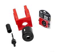 Ensemble de scies cloches robustes pour portes en bois (rouge)