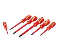 Ensemble De Screwdrivers Isolés VDE Laser 6 Pièces 8455