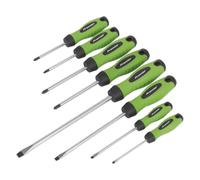Ensemble De Screwdrivers Sealey 8 Pièces Hi-Vis Vert HV001